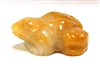 A45-01 STONE FROG IN YELLOW JADE