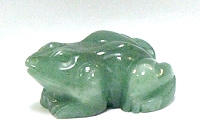 A45-13 STONE FROG IN AVENTURINE