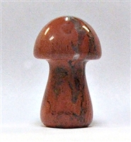 A5-21  STONE MUSHROOM IN RED JASPER--35*17*16