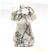 A5-42 STONE MUSHROOM IN HOWLITE--35*17*16