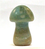 A5-43 STONE MUSHROOM IN AMAZONITE--35*17*16