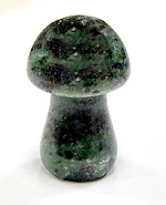 A5-50 STONE MUSHROOM IN RUBY ZOISITE--35*17*16