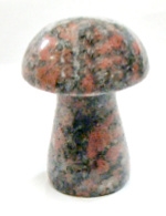 A50-08 50mm STONE MUSHROOM IN RED LLANITE