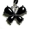A55-44 STONE BUTERFLY PENDANT IN ONYX