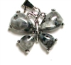 A55-55 STONE BUTERFLY PENDANT IN LAVAKITE