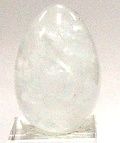 A67-07 SMALL STONE EGG 30*20*20 IN CLEAR QUARTZ