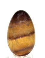 A68-04 40mm STONE EGG IN FLUORITE
