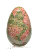 A68-06 40mm STONE EGG IN UNAKITE