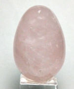 A69-01 45mm STONE EGG IN ROSE QUARTZ