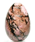 A69-09 45mm STONE EGG IN RHODONITE
