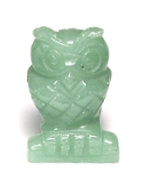 A71-04 SMALL STONE OWL IN AVENTURINE