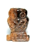 A71-05 SMALL STONE OWL IN TIGER EYE