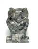 A71-06 SMALL STONE OWL IN LAVAKITE