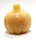 A74-01 STONE PUMPKIN 1 1/2" IN YELLOW JADE