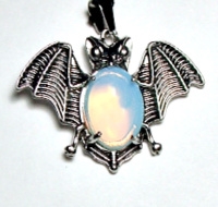 A76-50 STONE BAT PENDANT IN OPALITE