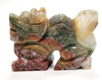 A77-11mm STONE DRAGON IN INDIA AGATE