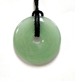 A85-03--30mm STONE DONUT IN AVENTURINE