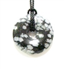 A85-09--30mm STONE DONUT IN SNOWFLAKE