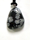 A87-01 STONE PENDANT IN SNOWFLAKE