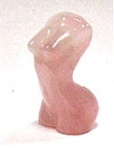 A88-04 1.3" STONE GODDESS IN ROSE QUARZ