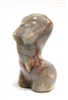A88-24 1.3" STONE GODDESS IN RED PICASSO