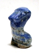 A88-28 1.3" STONE GODDESS IN LAPIS