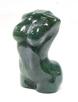 A89-07 2" STONE GODDESS IN MOSS AGATE