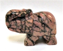 A9-03 50mm STONE ELEPHANT IN RHODONITE