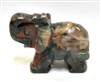 A9-04 50mm STONE ELEPHANT IN BLOOD STONE