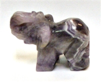 A9-16 50mm STONE ELEPHANT IN IAMETHYST