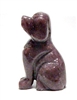A90-03 2" STONE DOG IN LAPIDOLITE