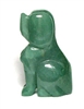 A90-06 2" STONE DOG IN AVENTURINE