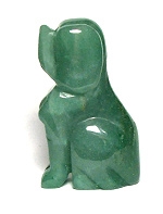 A90-06 2" STONE DOG IN AVENTURINE