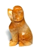 A90-10 2" STONE DOG IN YELLOW JADE