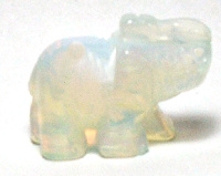 A91-15 SMALL STONE ELEPHANT IN OPALITE