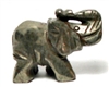 A91-17 SMALL STONE ELEPHANT IN PYRITE