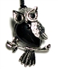 A92-05 50mm STONE OWL PENDANT IN 0NXY
