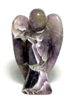 A93-13  2" STONE ANGEL IN AMETHYST