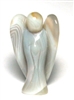A93-17  2" STONE ANGEL IN GREY AGATE