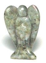A93-22   2" STONE ANGEL IN LABRADORITE