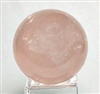 A94-04 30mm STONE SPHERE IN ROSE QUARTZ