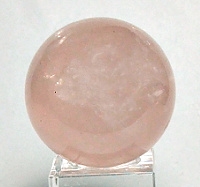 A94-04 30mm STONE SPHERE IN ROSE QUARTZ