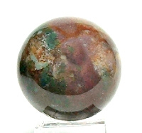 A94-10 30mm STONE SPHERE IN MOSS AGATE