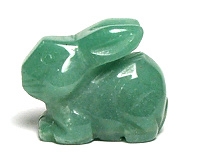 A95-03 1.5" STONE RABBIT IN AVENTURINE