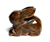 A95-07 1.5" STONE RABBIT IN TIGER EYE