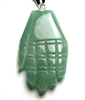 A96-05 HAND OF HAMSA IN AVENTURINE