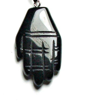 A96-08 HAND OF HAMSA IN ONYX