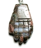 A96-14 HAND OF HAMSA IN LLANITE
