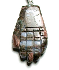 A96-14 HAND OF HAMSA IN LLANITE