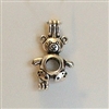 AH07-B SMALL LAVA BEAD CAGE PENDANT